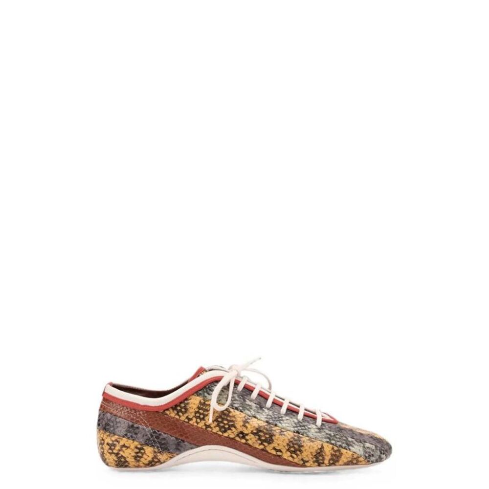 Dries Van Noten Women Leather Ballet-Style Sneakers